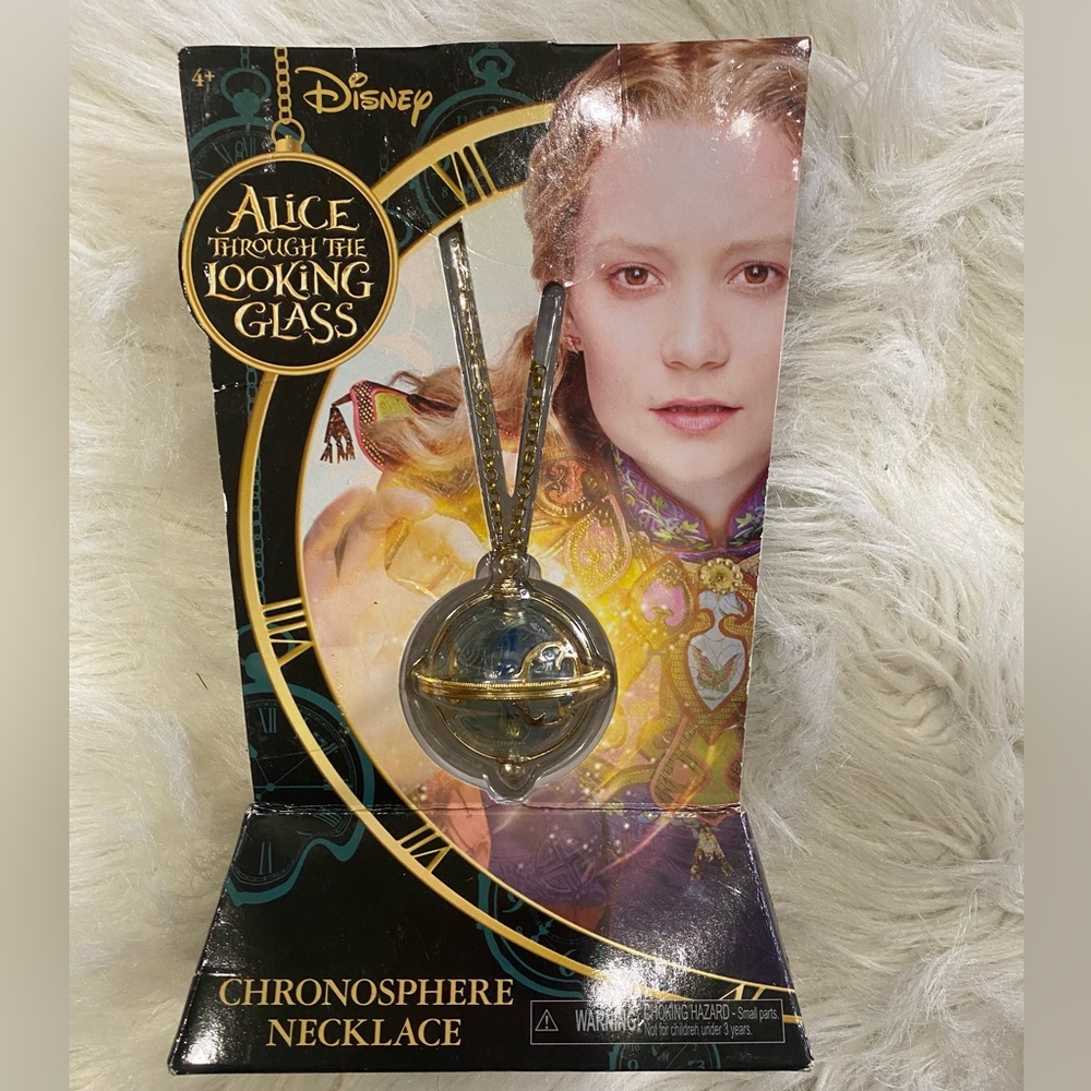 Disney Alice Through the Looking Glass Chronosphere Necklace